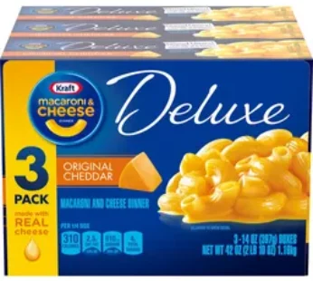 Kraft Mac & Cheese Deluxe 3PK
