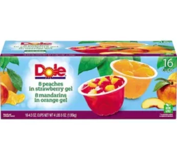 Dole Gel Fruit Bowls