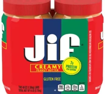 Jif Creamy Peanut Butter 2Pk