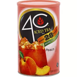 4 C Peach Iced Tea Mix