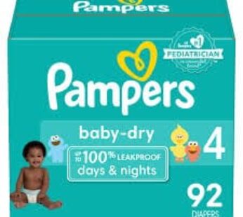 Pampers Baby Dry Diapers Size 4 92 Ct